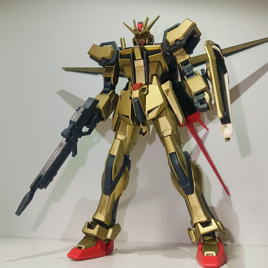 スネの塗装が薄くて誤魔化しました笑