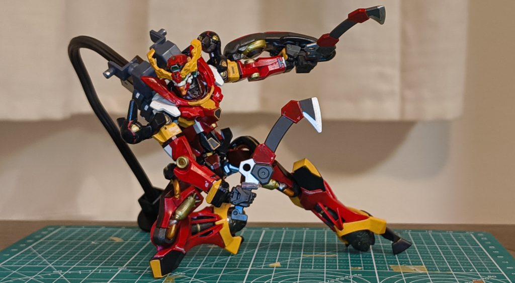 ジークアクス、シルエット、構造、可動範囲ともに最高の神キットでした