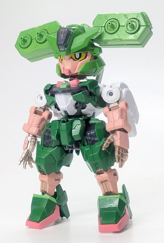 いや本当に思ってた以上に可愛くならなかったので、武器を後ろ髪にする案も放り投げて完成と言い張ることにしました