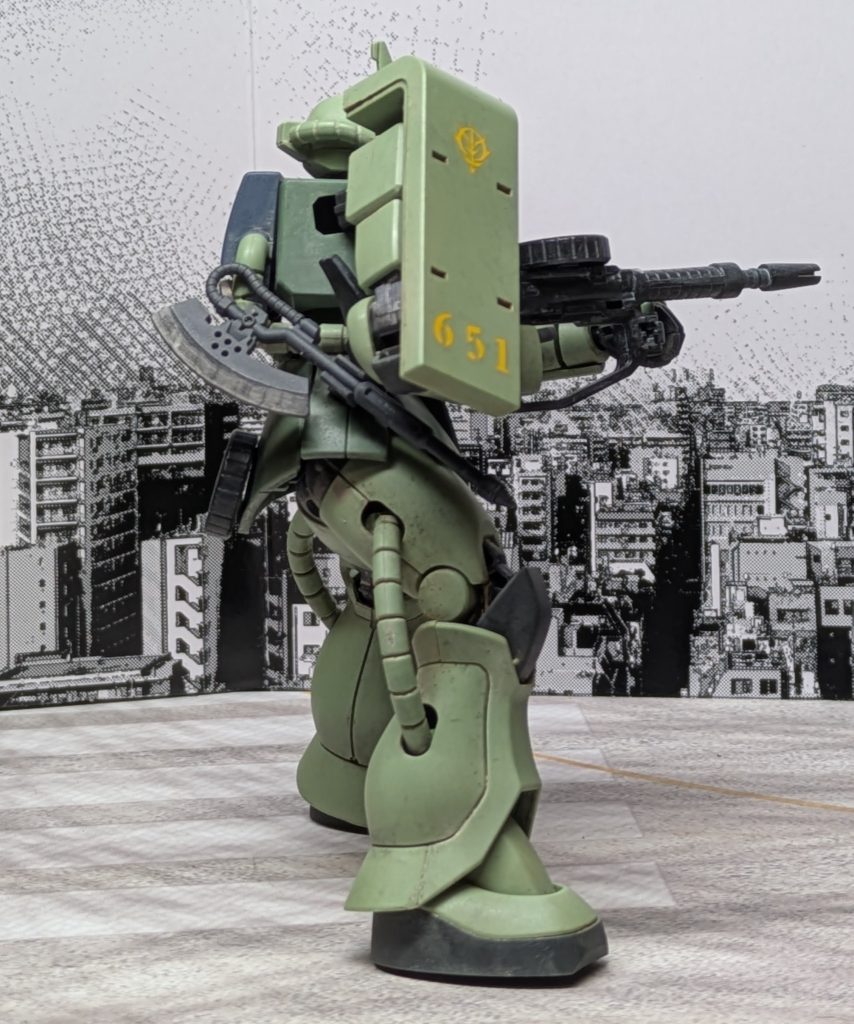 機体設定　MS−06 ザクⅡ ジオン残党軍指揮官機–4枚目/制作者：ナカムラ工廠