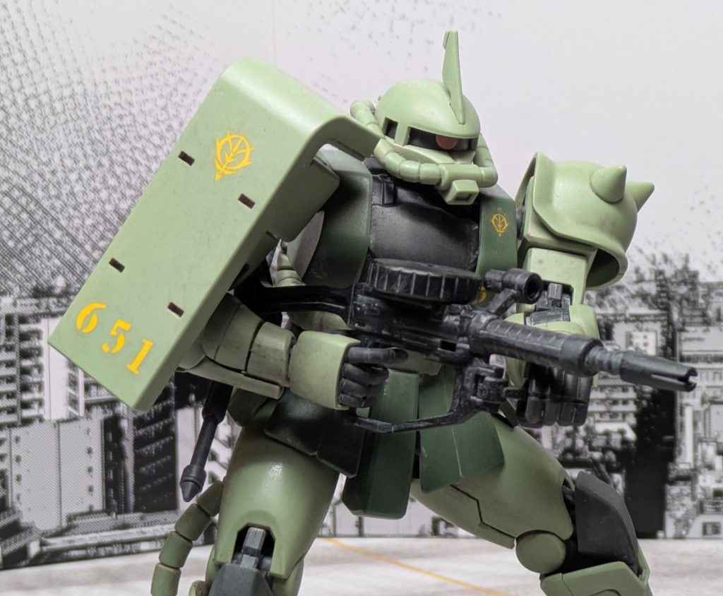 機体設定　MS−06 ザクⅡ ジオン残党軍指揮官機–5枚目/制作者：ナカムラ工廠