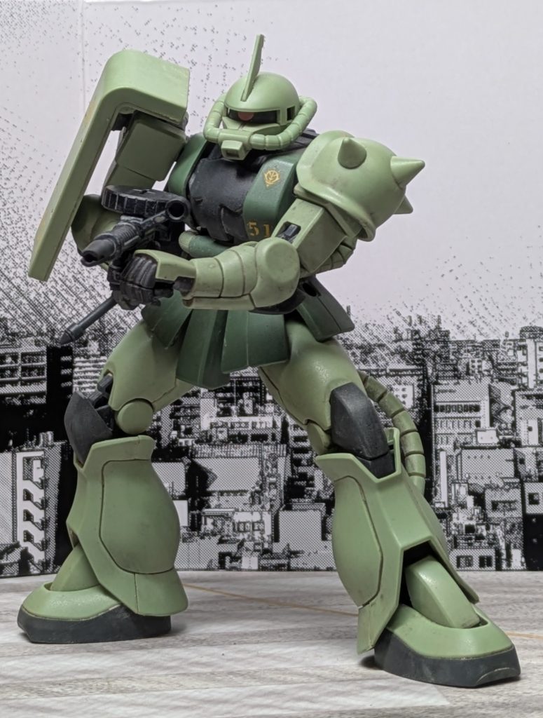 機体設定　MS−06 ザクⅡ ジオン残党軍指揮官機–2枚目/制作者：ナカムラ工廠