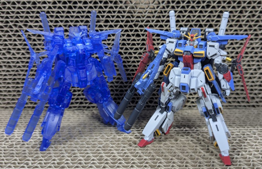 レアカラーとツーショット今回のクリアブルーは結構綺麗なので好きです✨