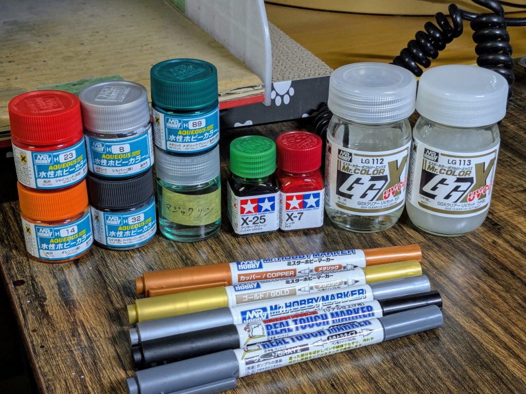 部分塗装やスミ入れ、トップコートはこちらを。最後までご覧いただき、ありがとうございました🙇