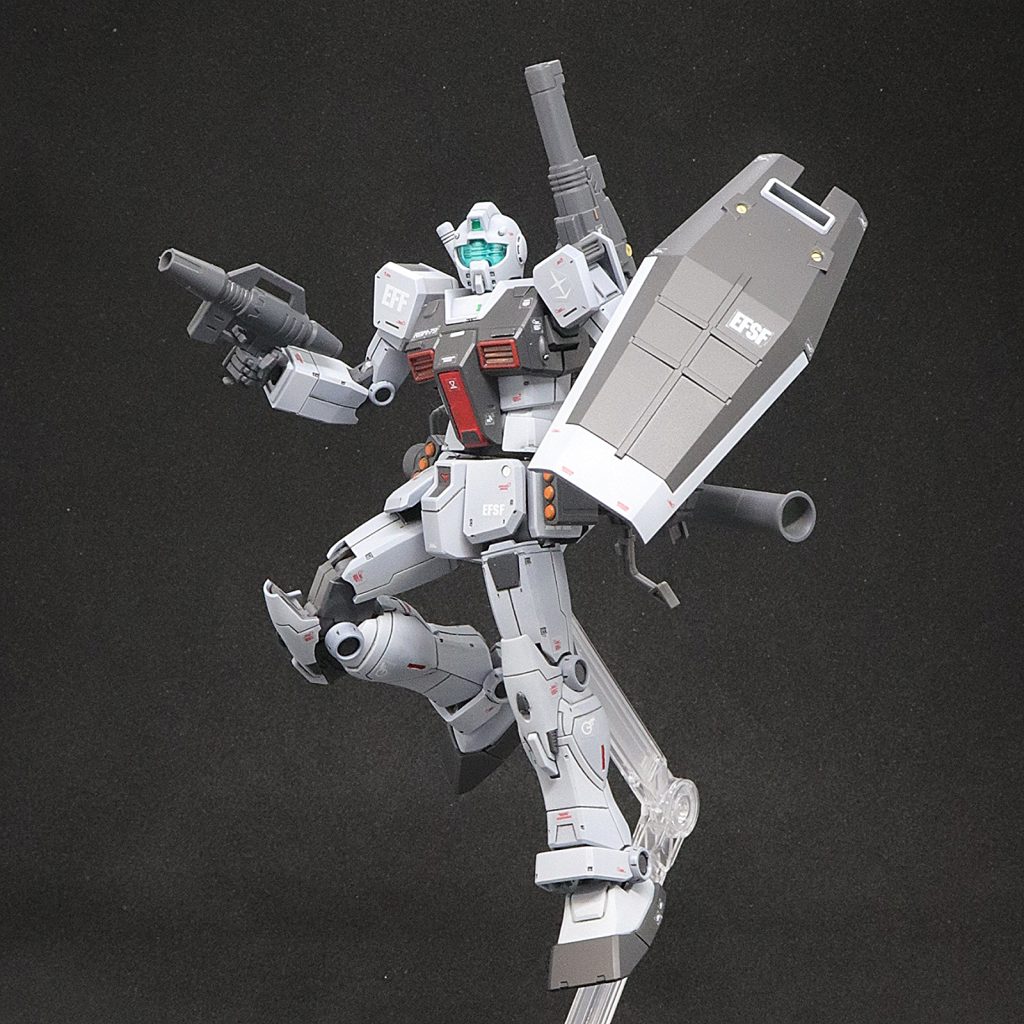 HG ジム(ショルダーキャノン/ミサイルポッド装備)–7枚目/制作者:TDK