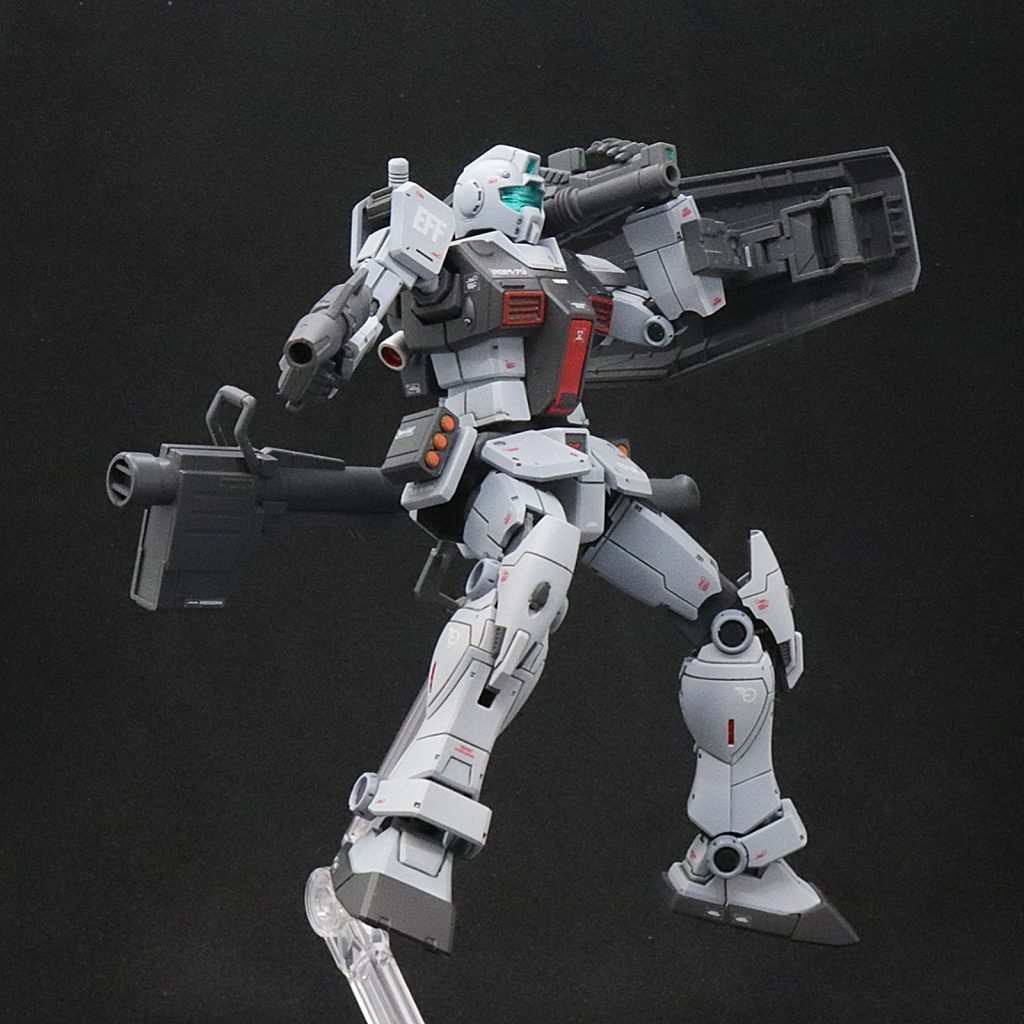 HG ジム(ショルダーキャノン/ミサイルポッド装備)–8枚目/制作者:TDK
