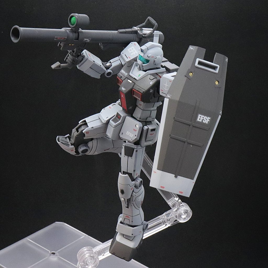 HG ジム(ショルダーキャノン/ミサイルポッド装備)–2枚目/制作者:TDK