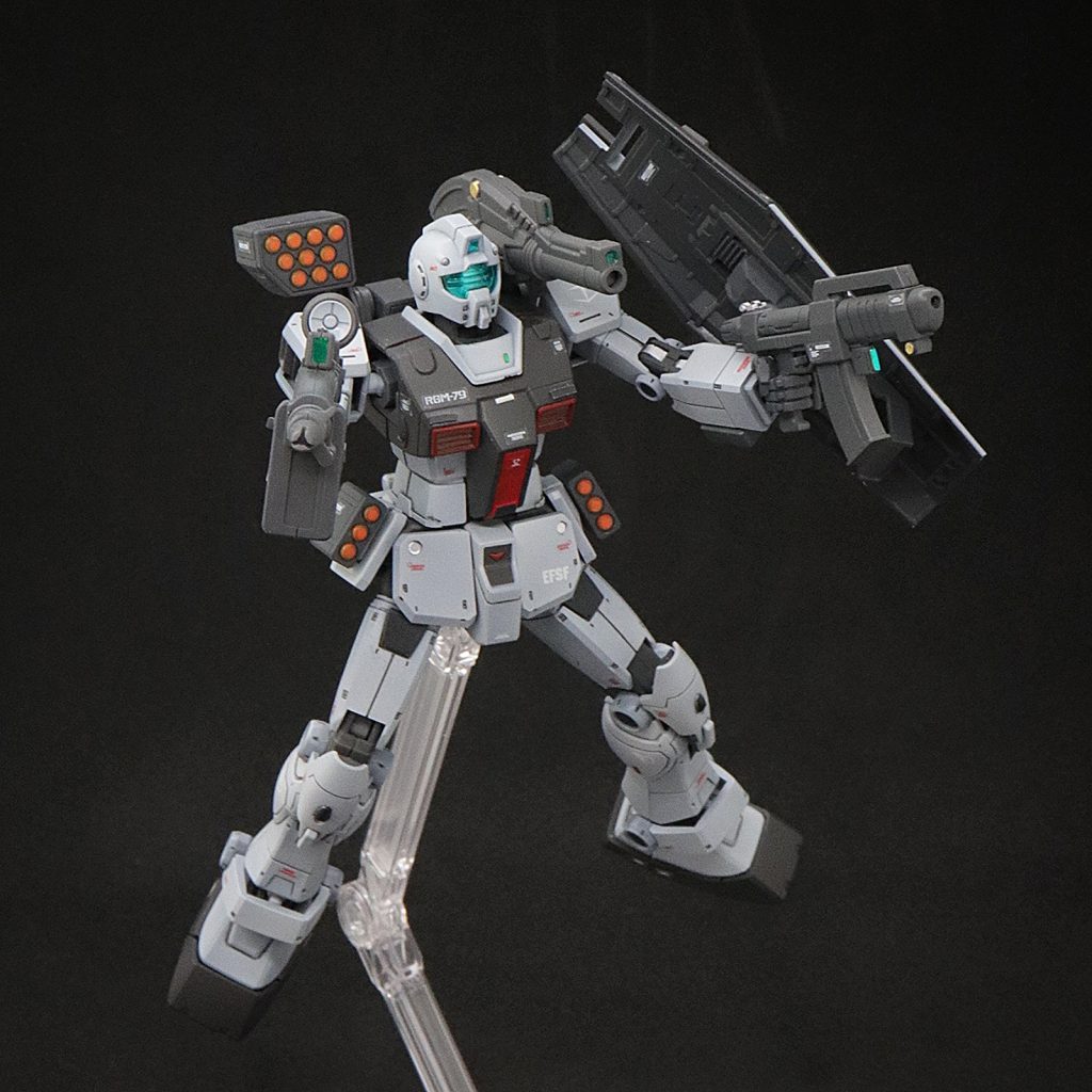 全部乗せ&全弾発射ポーズ。