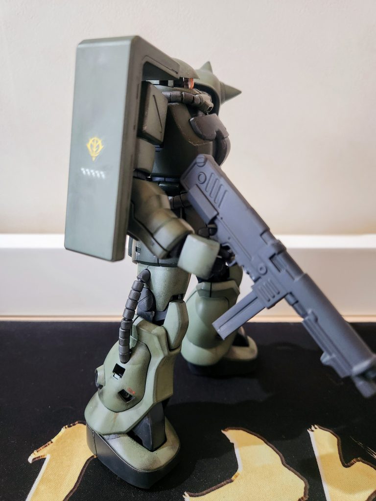 マシンガンのドライブラシ忘れてました。また加工しようと思います。