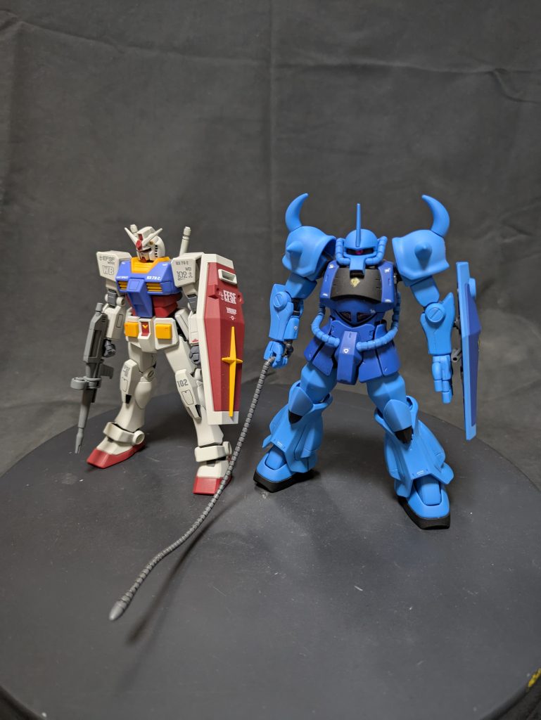 エントリーグレードガンダムとツーショット