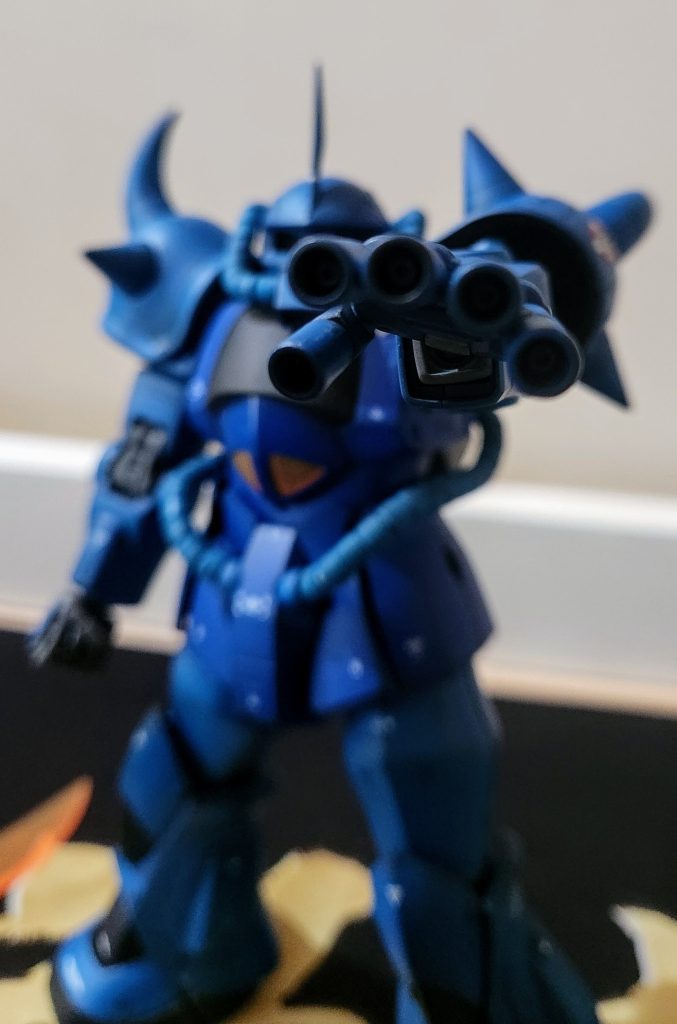 フィンガーバルカンが可動して格好良くなっていてびっくりしました。また銃身をディテールアップしてみたいですね。