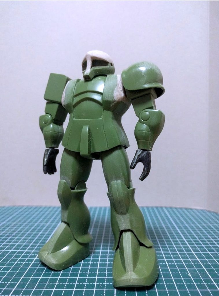 旧キット 1/144  旧ザク（ザクⅠ）–4枚目/制作者：MU