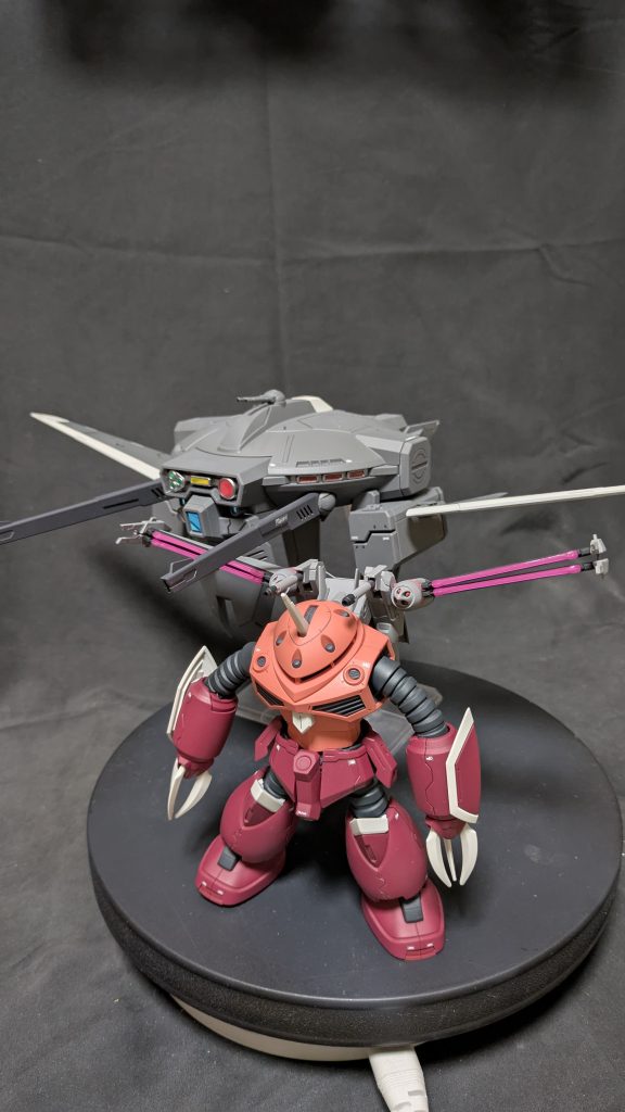 HGズゴックSEEDフリーダムverとツーショット