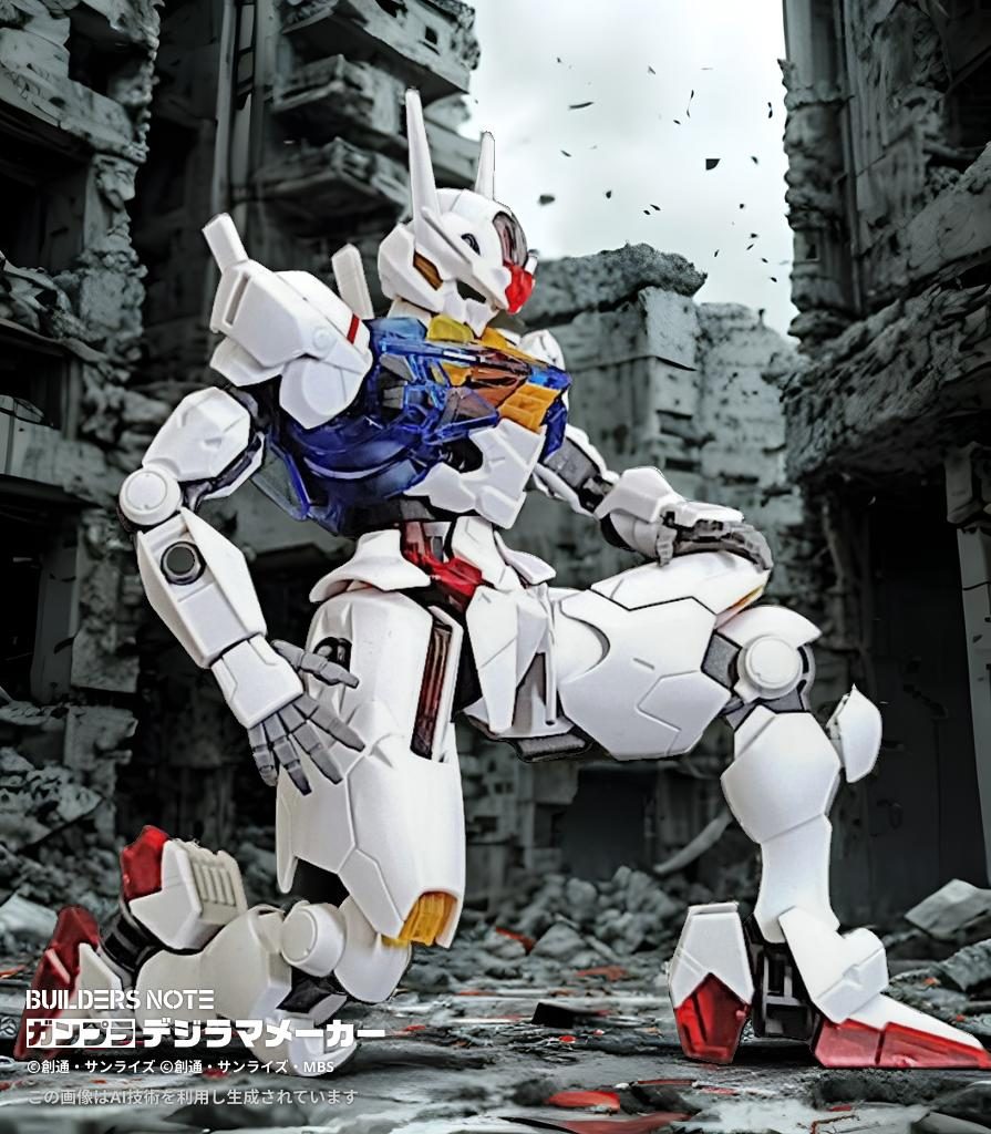 ガンダムエアリアル ソリッドクリア–4枚目/制作者：STR.EXE