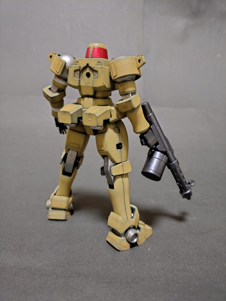 《OZ-06MSリーオー 地上戦仕様》HGACリーオー–3枚目/制作者：のぴお