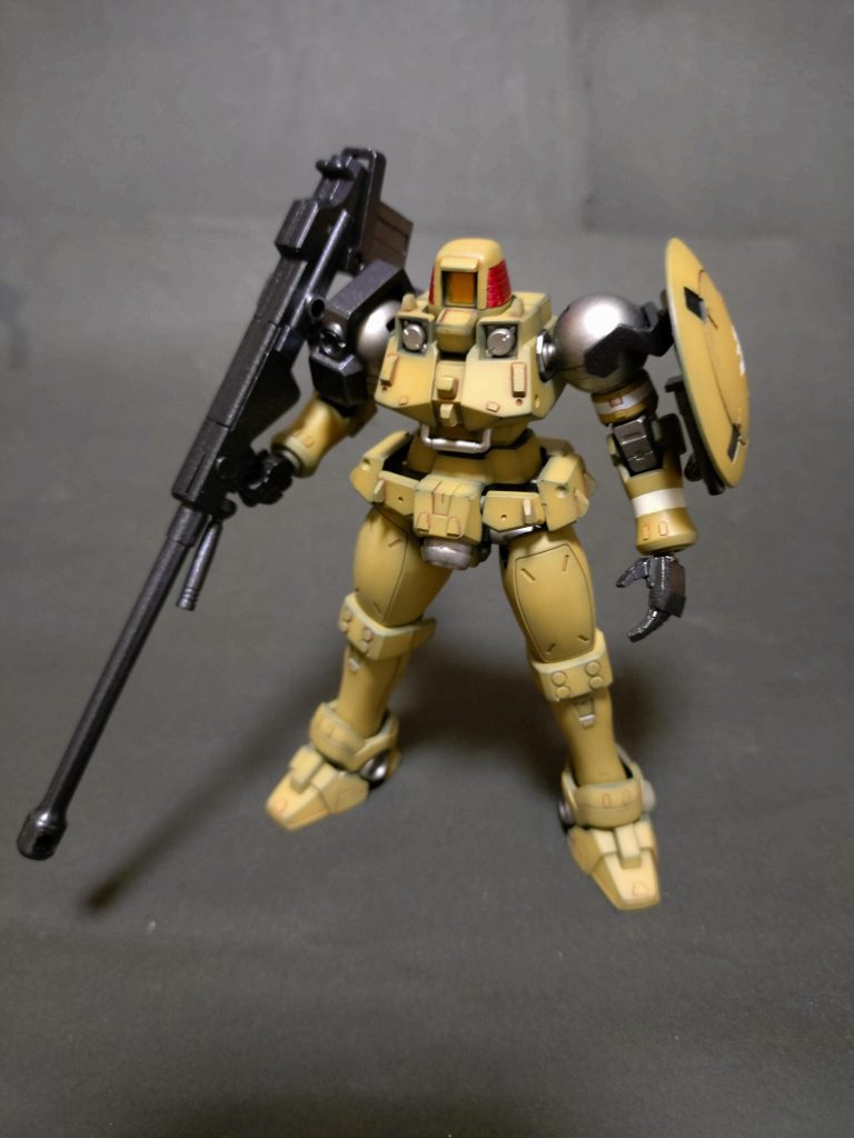 《OZ-06MSリーオー 地上戦仕様》HGACリーオー–4枚目/制作者：のぴお