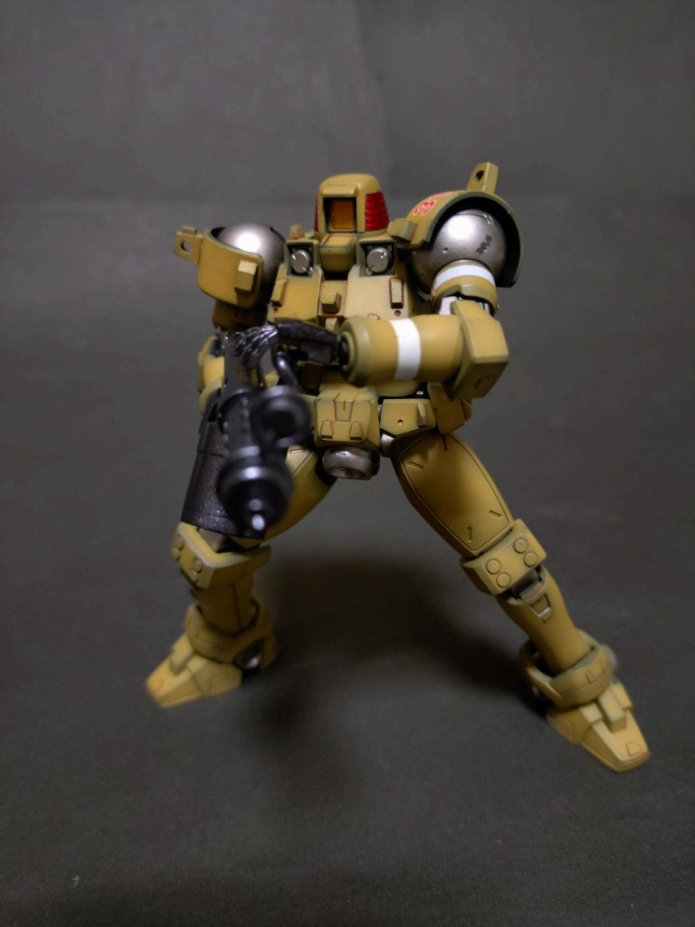 《OZ-06MSリーオー 地上戦仕様》HGACリーオー–6枚目/制作者：のぴお