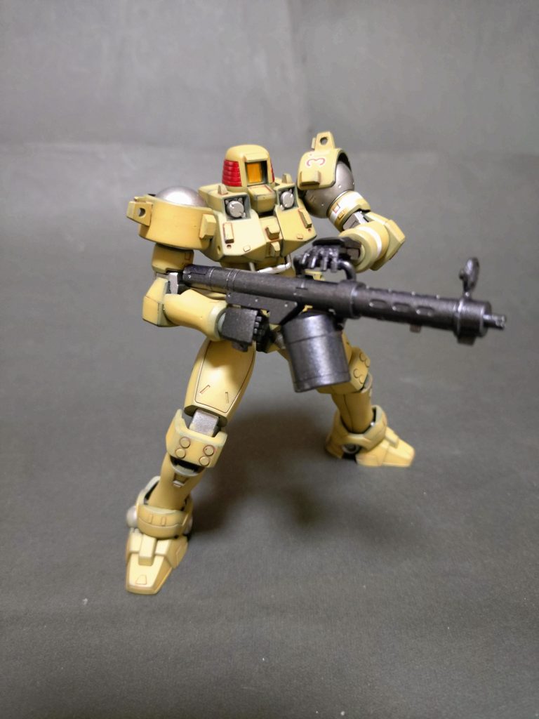 《OZ-06MSリーオー 地上戦仕様》HGACリーオー–7枚目/制作者：のぴお