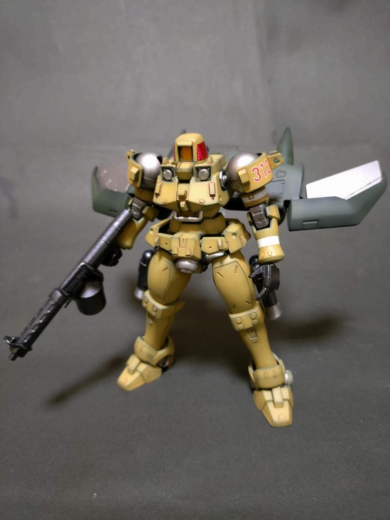 《OZ-06MSリーオー 地上戦仕様》HGACリーオー–6枚目/制作者：のぴお