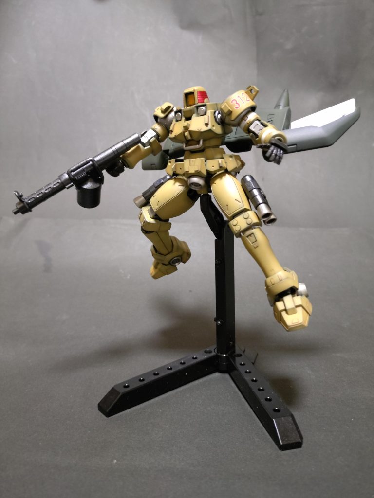 《OZ-06MSリーオー 地上戦仕様》HGACリーオー–5枚目/制作者：のぴお