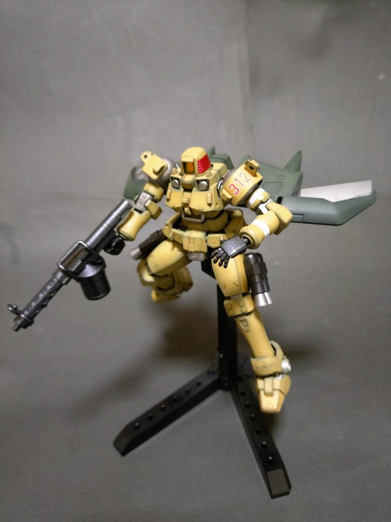 《OZ-06MSリーオー 地上戦仕様》HGACリーオー–4枚目/制作者：のぴお