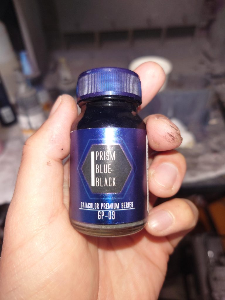 今回の主役はつや消しのプリズムブルーブラックくん