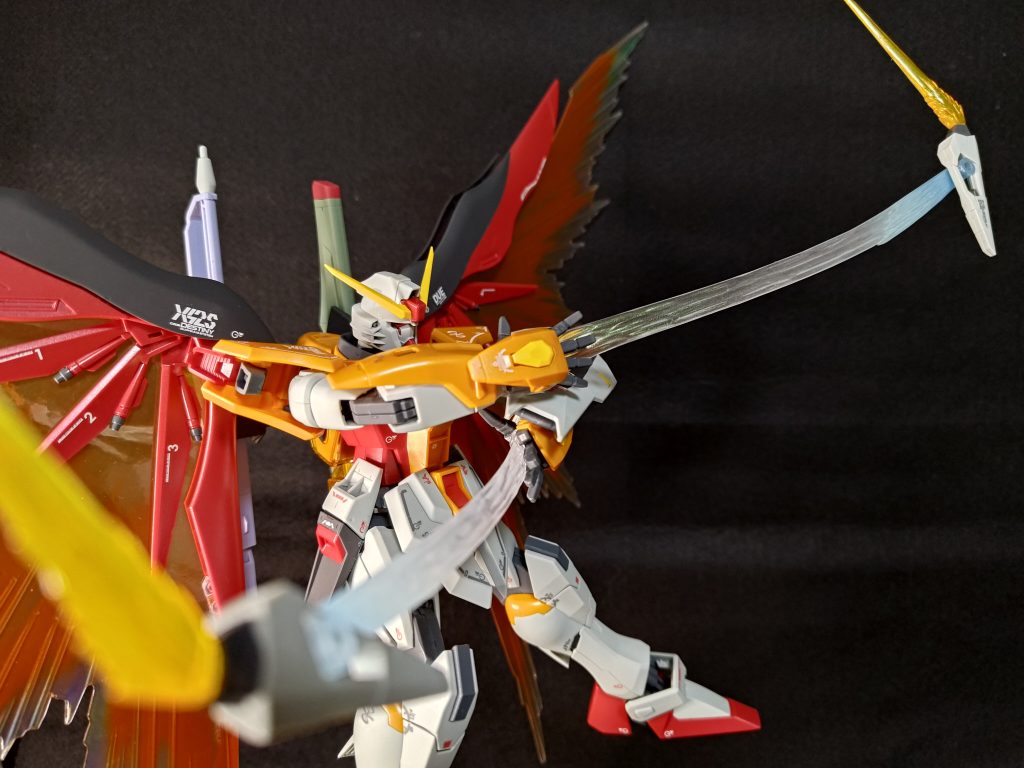 ブメ、パルマエフェクトはステラパールホワイト、ステラスカイブルー、ステラブルーのグラデビーム刃もステラオレンジ