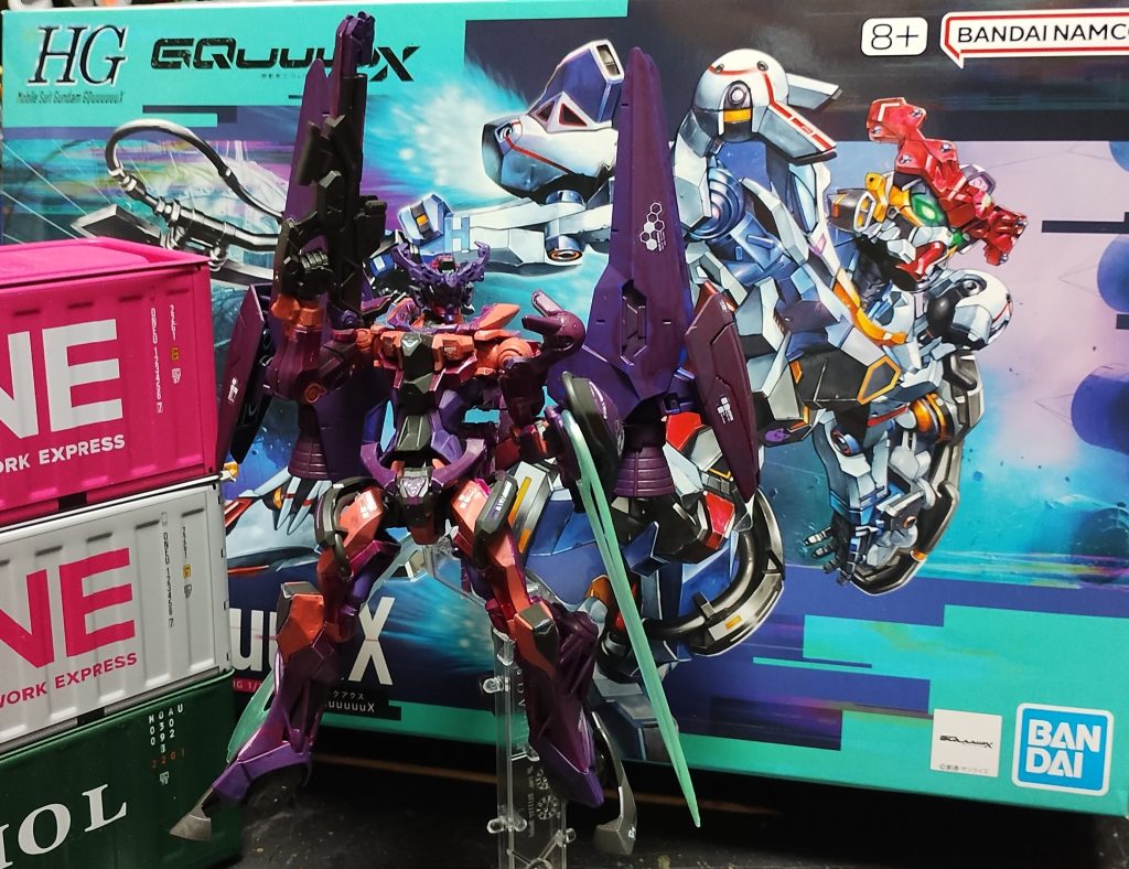 ファレホで筆塗りオリジナルカラーで少しデカール貼ってアクセントを