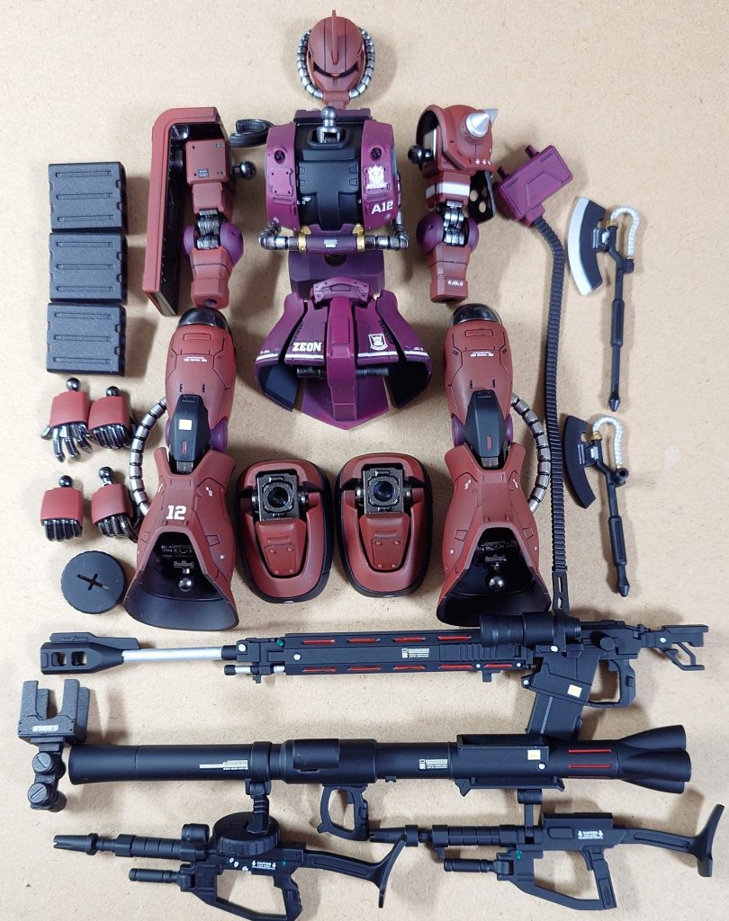 シャア専用ザク　オリジン　全塗装–5枚目/制作者：wat798