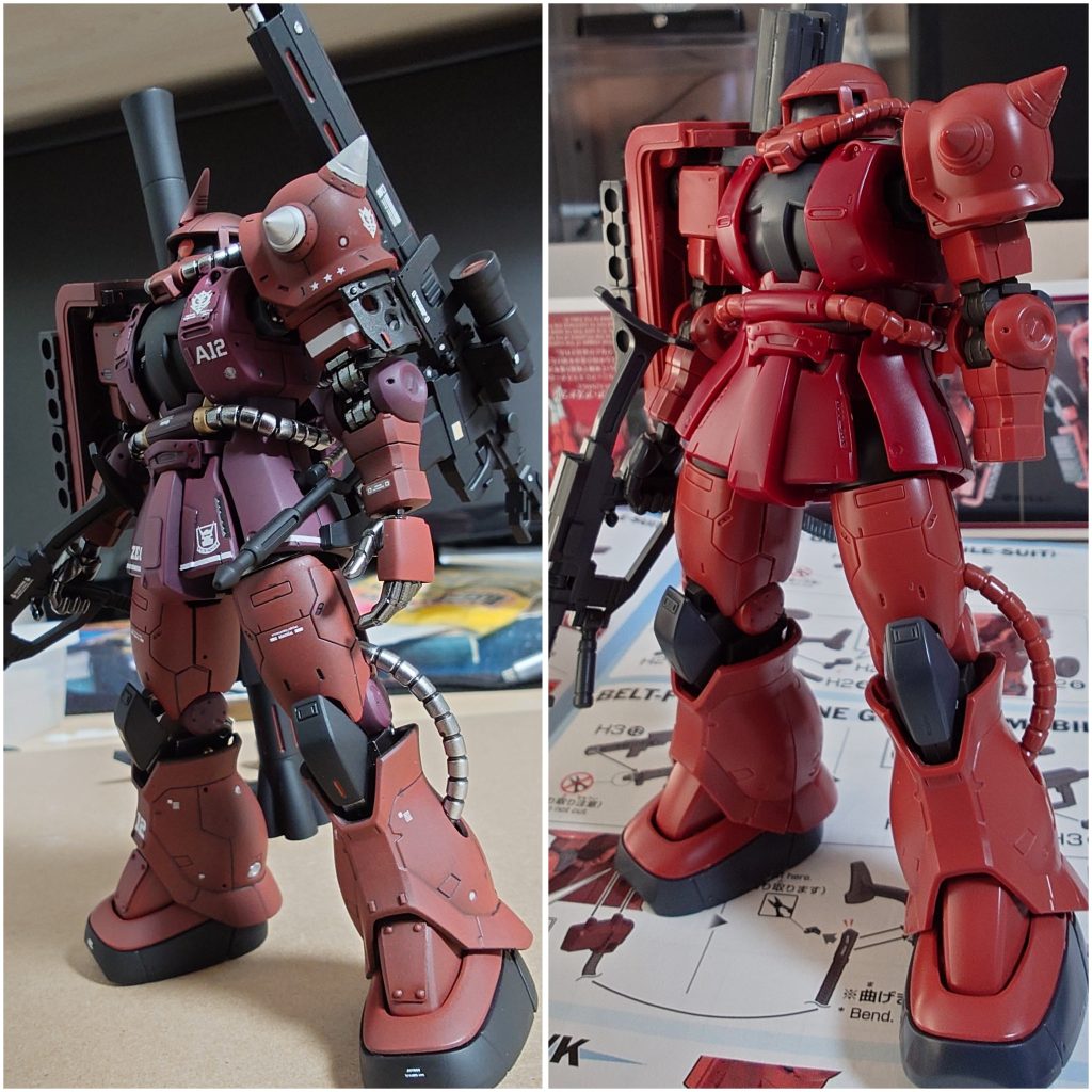 シャア専用ザク　オリジン　全塗装–4枚目/制作者：wat798