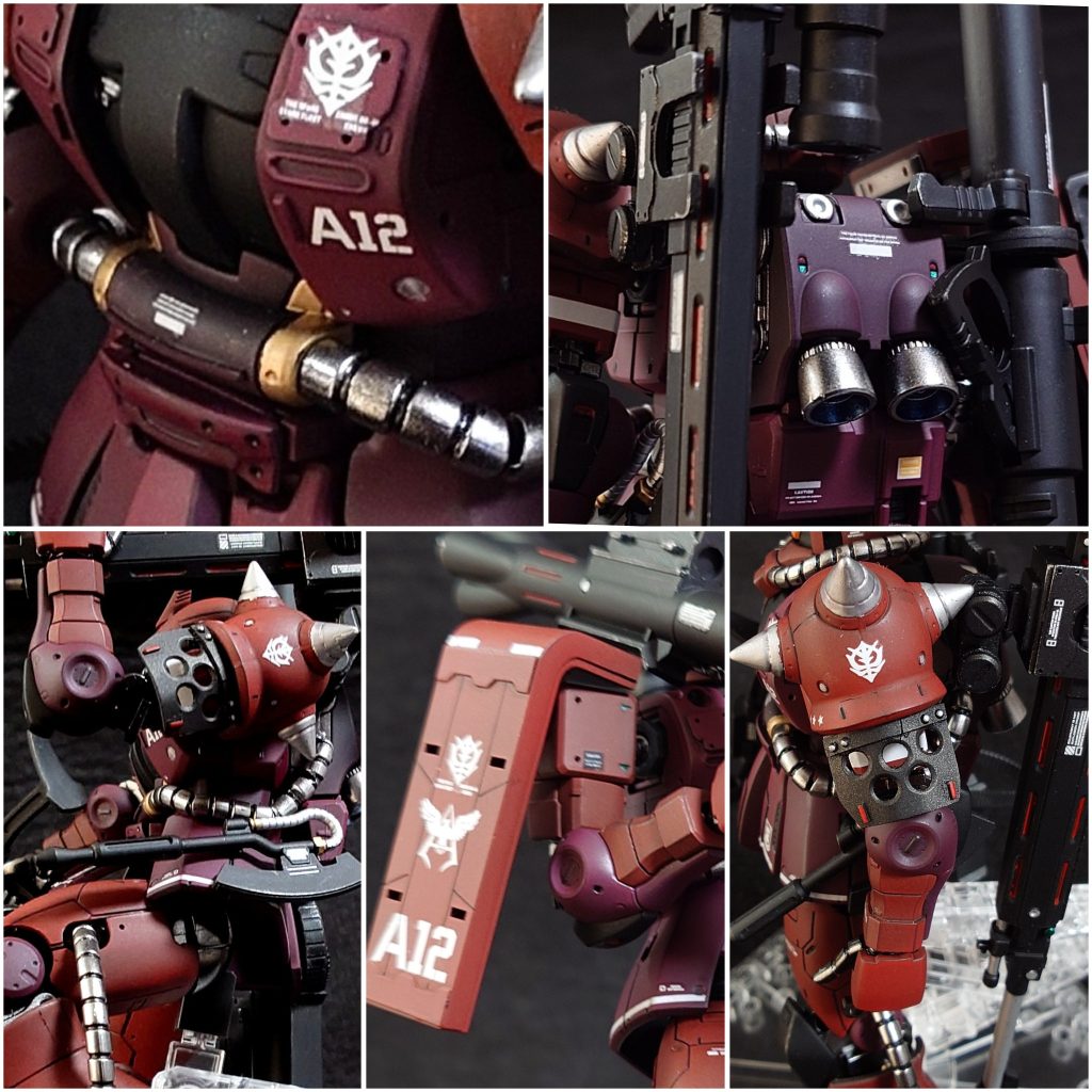 シャア専用ザク　オリジン　全塗装–3枚目/制作者：wat798