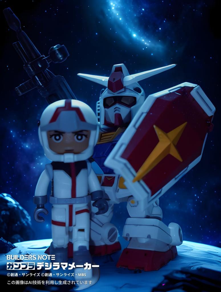 画像が暗めですね　背景は月面？　悪くはないですが…