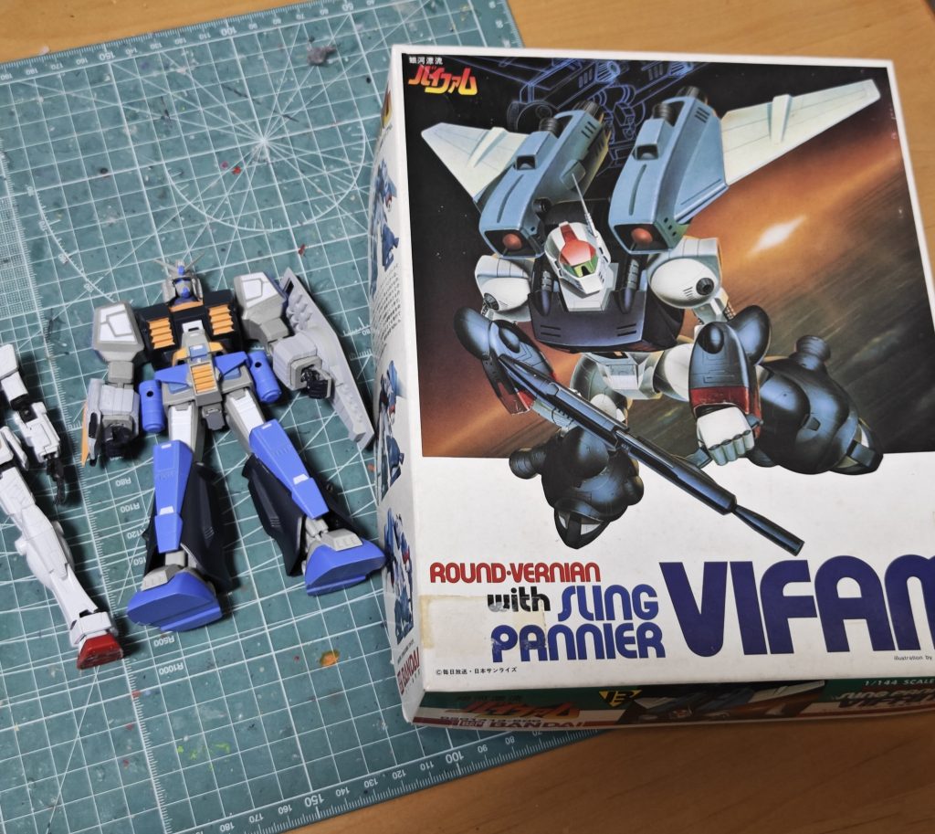 このために犠牲になったバイファム。いや、本体はきちんと作って供養する予定です。