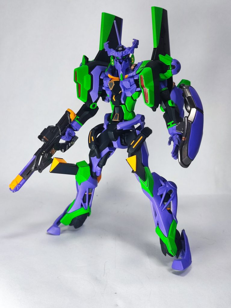 まずはジークアクスに付属の武装でポージング