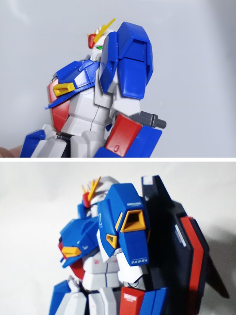 肩の黄色部分が安っぽい作りだった為、追加工しました。