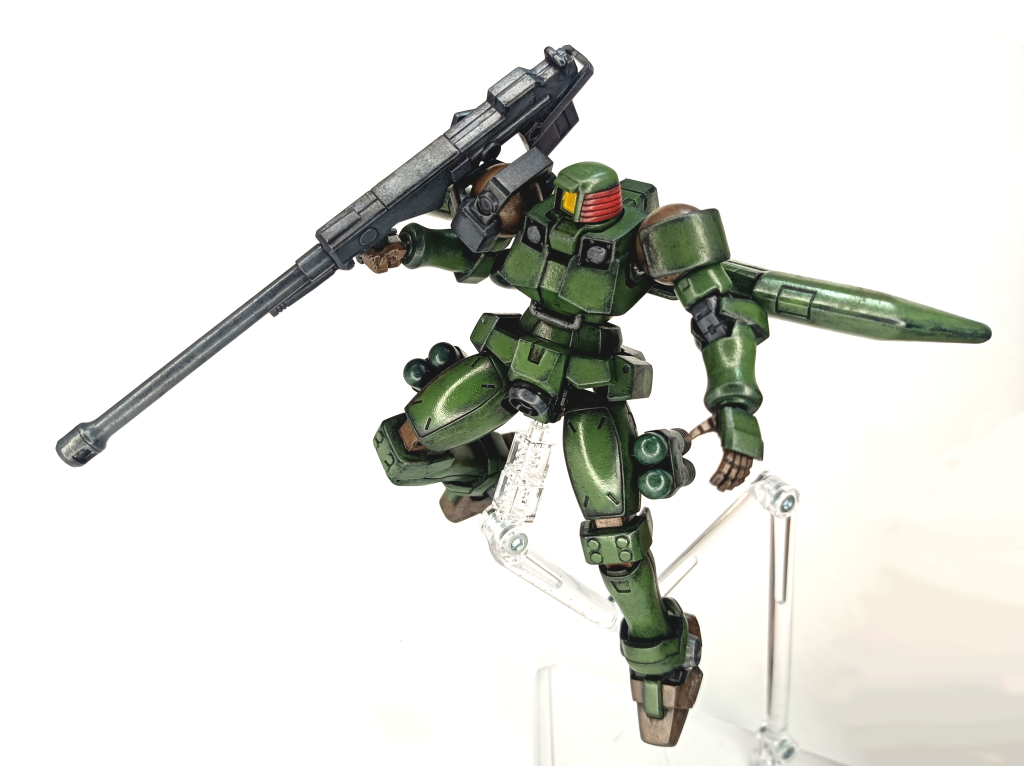 飛行ユニット&ドーバーガン。画角のせいで殆ど見えませんが、飛行ユニット下面の増槽が素敵ポイント。
