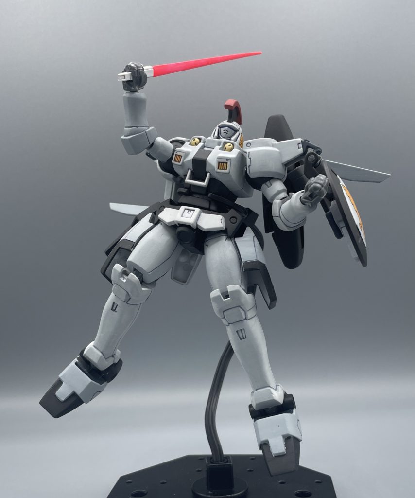 最高の敵として認め合い戦う…! サーベルは、HG「ガンダムエクシア」のものを拝借。刃渡りが長く、高出力なトールギスの剣としてピッタリかなと思います(^^) この申し出を受けざるを得まい!