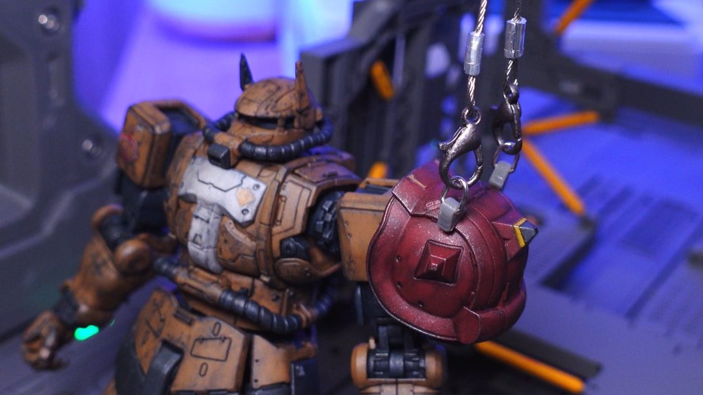 今回も自作ミニクレーンとシステムベース001を組み合わせた動くジオラマで撮影