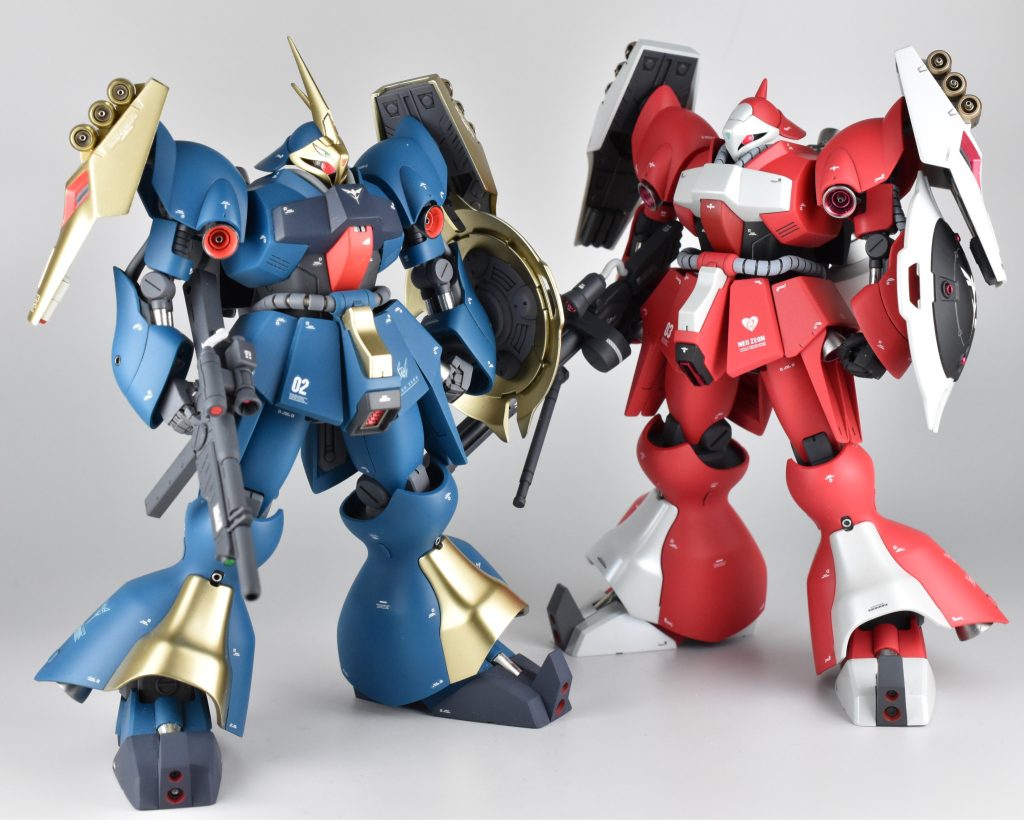 ギュネイ機との集合写真