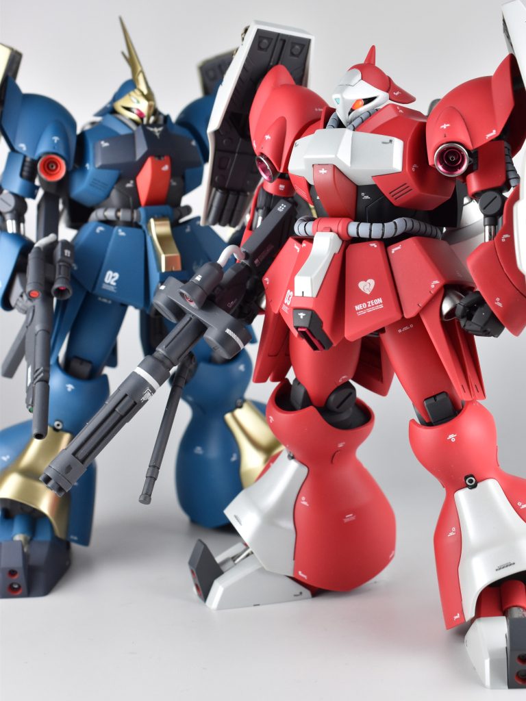 以上、ヤクト・ドーガ(クェス機)でしたギュネイ機も撮影したんで是非見てやってください