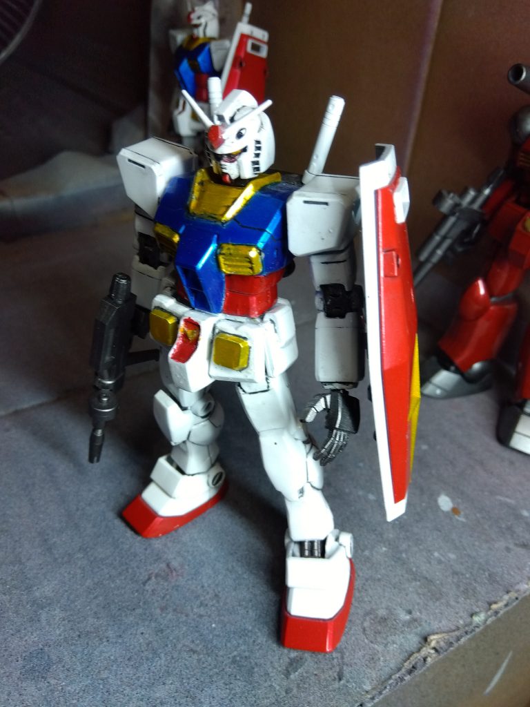 無改造だとポーズ等の影響で微妙でしたが、関節を動かせるようにするとかなり化けました。自分の中では、一番理想のバランスに近いように思っています。