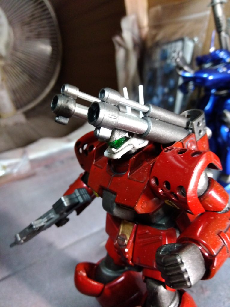 キャノンの砲身をシルバーにしてあります。