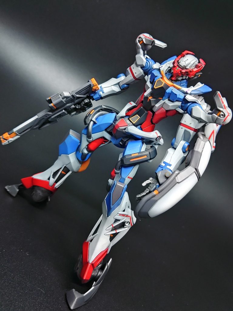 HG ジークアクス 全塗装 ~キラキラが世界を変えても老眼は悪化するVer.~–6枚目/制作者:おーしゃん