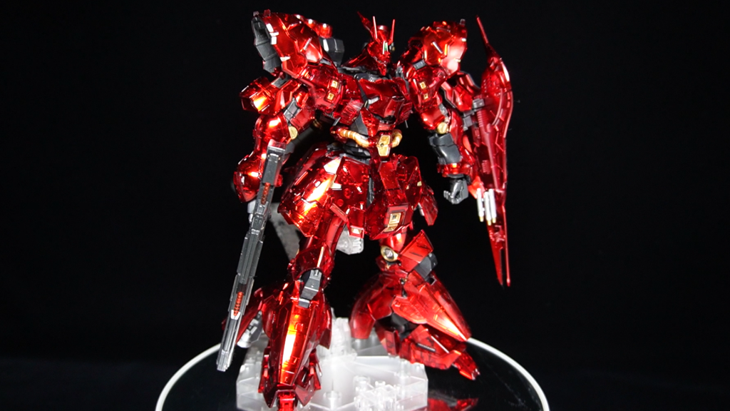 RG サザビー(クリアカラー)　メカニカルコアメッキ風塗装–2枚目/制作者：セリカ3