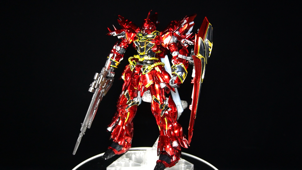 RGシナンジュ(クリアカラー)メカニカルコアメッキ風塗装–4枚目/制作者：セリカ3