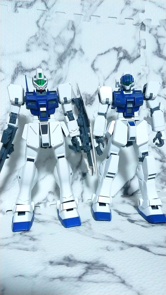 アンテナを白くして股間の上を青に塗ってもっとジムスナイパーⅡホワイトディンゴに似せれば良かったと画像みて思いました