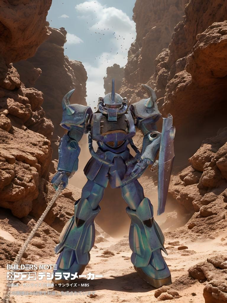 背景を砂漠、補正強めにして加工してみました。