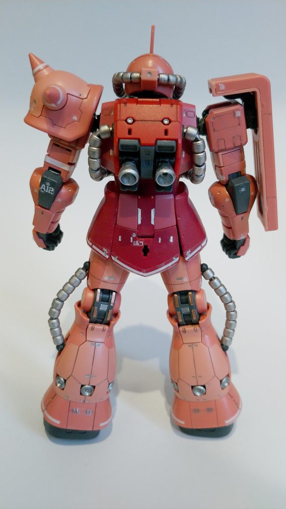 バックパックはもうちょいいじりたかったけど、ビビッてやめたRG童貞