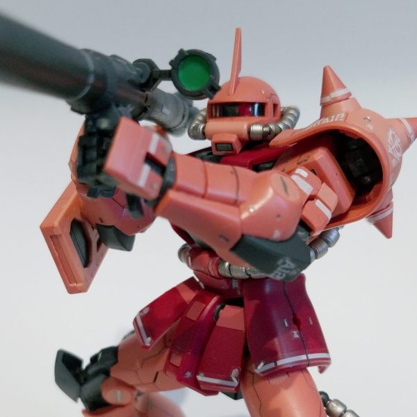 シャア専用ザクⅡ｜みやもとエビワラーさんのガンプラ作品