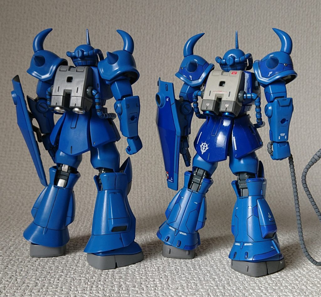 そうなんです。グフは素で十分にカッコいい😊さすが「青い巨星」!